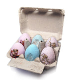 Egg Shaped Relax Bath Bombs (6 Pack) with Kaolin Clay