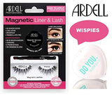 Ardell Professional Magnetic Lashes (with Sleek Compact Mirror) (Lash & Liner Set - Wispies)