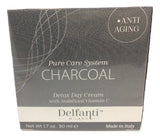 Delfanti Milano Charcoal Anti-Aging Day Cream, 1.7 oz, Made in Italy