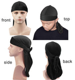 Velvet Durag For Men Silk Durag For Men Silky Durag For Women