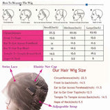 Maxine Hair 130% Density 10A Great Body Wave Human Hair Wig Pre Plucked and Bleached Knots Brazilian Body Wave Lace Front Wigs for Black Women Natural Color(12inch)