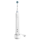 Oral-B White Pro 1000 Power Rechargeable Electric Toothbrush, Powered by Braun with Crest Toothpaste Gum Detoxify Deep Clean, 4.1oz (Pack of 3)