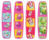Shopkins Beauty & Care Travel Gift Set For Girls - 5 Shopkins Lip Balms in Cool Reusable Carry Case with Shopkins Toothbrushes, Toothbrush Travel Holder, Tissues & Plasters