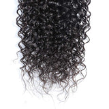 8A Brazilian Virgin Curly Hair Weave 1 Bundle 100% Unprocessed Human Hair Curly Wave Extensions Natural Black (24")