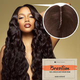 Sensationnel Unprocessed Human Hair Lace Closure Brazilian Bare&Natural (Natural Wavy, Natural Black)