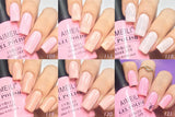 AIMEILI Soak Off UV LED Gel Nail Polish Nude Pink Color Set Of 6pcs X 10ml - Kit Set 31