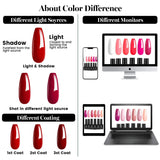 Beetles Gel Nail Polish Set - Roasted Chestnuts Collection 6 Colors Fall Winter Chocolate Brown Gel Polish Kit with Nail Art Liner Brushes