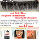 LIZZY Short Black Curly Afro Wig for Black Women Kinky Curly Wigs with Bangs Synthetic Heat Resistant Curly Wigs (Black)