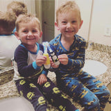 Brilliant Kids Sonic Toothbrush Characters – Kids Electric Toothbrush with Flashing Lights and Super-Fine Bristles - Fun Brushing for Parent and Child, Ages 3-8 (Penguin)