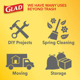 Glad Tall Kitchen Drawstring Trash Bag - 13 Gallon