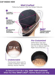 Sensationnel Cloud9 Synthetic 13x4 360 Swiss Lace Wig - AKEELY HIGH BUN (1B Off Black)