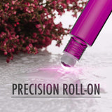 Essential Oil Roller Bottles [Metal Chrome Roller Ball] FREE Plastic Pippette, Funnel and Bottle Opener Refillable Glass Color Roll On for Fragrance Essential Oil - 10 ml 1/3 oz (8 PACK, PURPLE)