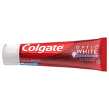 Colgate Optic White Advanced Teeth Whitening Toothpaste with Fluoride, 2% Hydrogen Peroxide, Icy Fresh - 4.5 ounce (2 Pack)