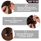 84 Pieces Hair Perm Rods Hair Curling Rollers Perming Rods Curlers Cold Wave Rods for Hairdressing Styling Tools (Gray,0.59 Inch)