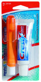 Handy Solutions Oral Care 2-Piece Travel Size Set w/ Toothpaste & Folding Toothbrush (Pack of 12), Colors May Vary, TSA Approved