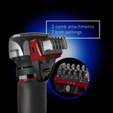 Panasonic Hybrid Wet Dry Shaver, Trimmer & Detailer with Two Adjustable Trim Attachments, Pop-up Precision Detail Trimmer & Shave Sensor Technology – Cordless Razor for Men - ES-LL41-K (Black)