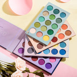 60 Shades Color Board Eyeshadow Palette Shimmer Matte and Glitter Eye Shadow Soft Creamy Texture Waterproof Blendable Long Lasting Eye Makeup Palette