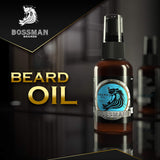 Bossman Brands Beard Oil 2oz All Natural Oils with Essential Oil Scent- Magic