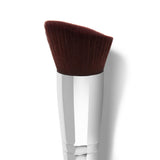 BEST KABUKI BRUSH Angled Top - For Perfect Natural Look - Use For Liquid, Cream Mineral, & Bare Powder Foundation & Face Cosmetics, Super Soft Dense Synthetic Bristles, Case Included