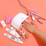 BORN PRETTY Gel Nail Polish Kit Pure Series Color UV LED Lamp Required Soak Off UV Gel Nail Varnish 6ML 19 Bottles