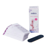 Foot File Kit 50 Pcs Grit - Replaceable Heel File - Foot Rasp - Scraper for Dead Skin - Callus Remover Care Tool - Healthy Wood - Wet and Dry Use