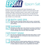 Epsoak Epsom Salt 19 lb. Bulk Bag Magnesium Sulfate USP