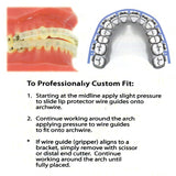 Braces Lipguard Protector Shield (1 set - Upper - Lower teeth)