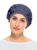 100% Mulberry Silk Night Sleeping Cap Bonnet Hats for Women, Chemo Caps Cancer Headwear Skull Cap,Very Silky & Comfortable