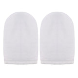 Paraffin Wax Mitts, Segbeauty Paraffin Bath Treatment Terry Cloth Gloves for Hand & Feet, Insulated Mitt for Heat Therapy Spa, Therabath, Great for Paraffin Wax Machine- White