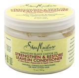 Shea Moisture Jamaican Black Conditioner Leave-In 11 Ounce Jar (325ml) (3 Pack)