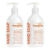 Sapadilla 106088 Grapefruit + Bergamot Hand Soap, 2 Pack, Clear, 24 Fl Oz