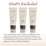 Crepe Erase – Anti Aging Hand Repair Treatment – TruFirm Complex – 3-Pack Set – Fragrance Free – Travel Size/3 Ounces Each