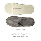 YXIN 6 Pairs Slippers for Guests, Spa, Hotel, Plane, Guest House, Home, business trips, Most Men and Womenr sandals (Neutral, Gray)