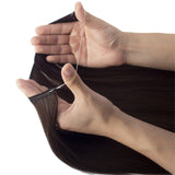 22-24 inches Invisible Wire No Clips in Synthetic Hair Extensions Secret Fish Line Hairpiece