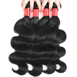 Lizourey Hair Brazilian Virgin Remy Hair Body Wave Hair One Bundle 14inch 100% Unprocessed Virgin Human Hair Extension Weave Natural Black Can be Dyed and Bleached