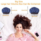 Sleep Caps Hair Bonnet for Woman NEWBEAU Night Caps for sleeping, Reversible with Elastic Band Sleep Caps Protecting Hair (2 Pack, 56CM)