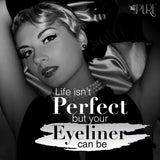 LA PURE Waterproof Eyeliner Stamp - 2 Wingliner Black Make Up Pens, Vamp Style Wing, Smudgeproof & Sweatproof, Perfect Cat Eye Look, Winged Long Lasting Liquid Eye Liner Pen, Eyeshadow, No Dipping