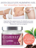 CURVEEZ Anti Cellulite Slimming Gel is a Skin Firming Anticellulite Product for Cellulite Treatment. Gel Reductor Quema Grasa Abdominal.