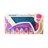 PUEEN Nail Art Stamping LOVE BOX II 02-4 Lover Collection Plates - 125x65mm Unique Nailart Polish Stamping Manicure Image Plate Accessories Kit BH000665