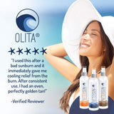 Olita: AfterSun Body Serum - 8 oz - Cool Coconut Fragrance - Hydrating Body Oil with Aloe Vera - All-Natural with Vitamin E - Cooling After Sun and Sunburn Relief
