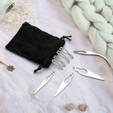 8 Pieces Dreadlocks Tool Sisterlocks Craft Dreadlocks Hair Extensions Locks Tool Hair Locking Tool Tightening Accessories for Different Christmas Braiding Hair Accessory