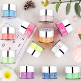 Nail Dip Powder Kit with 12 Neon Colors (Glow in The Dark) for Dipping System Manicure Arts,Not Includes Dip Liquid Base Top Coat and Activator G6606