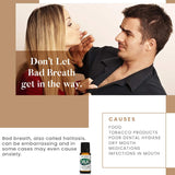 OraMD Original Dentist Recommended Worldwide 100% Pure Breath Freshener for Bad Breath, Halitosis Canker Sores, Gum Boils and Tooth Abscesses - 1 Bottle