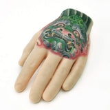 Tattoo Practice Fake Hand - Yuelong Silicone Right Palm Tattoo Practice Hand Fake Skin Tattoo Hand Practice Skin Dummy Fake Tattoo Skin for Tattoo Artists and Beginners Tattoo Supplies (Right)