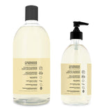 Compagnie de Provence Savon de Marseille Extra Pure Liquid Soap - Fragrance Free - 16.7 Fl Oz Glass Pump Bottle and 33.8 fl oz Plastic Bottle Refill