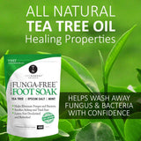 Remedy Tea Tree Oil Foot Soak + Tea Tree Oil Balm to Fight Athletes Foot, Feet Odor, Jock Itch, Ringworm, Eczema, Nail Issues, Skin Rashes, Irritations, Soften Calluses and Soothes Sore Tired Feet