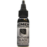 Element Tattoo Supply Black White Tattoo Ink Lining Shading Outlines Highlight 1oz Bottle