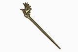 Black Ebony Hair Stick Hand-carved Hair Stick - WHS007