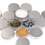 KKDAO 1 oz 30 Pack Aluminum Tin Cans Empty Containers Screw Top Round Metal Cans with Screw Lids for Cosmetic,Candle,Spices, Candy, Coffee Beans, DIY, Earrings, Rings, Tea or Gift