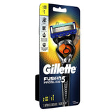 Gillette Fusion Proglide Men's 5 Blades Razor System - 1 Razor + 2 Cartridges